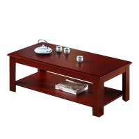迅迈 油漆办公室家具接待室会客茶几木质中式茶几茶桌长茶几 600*1200*450mm