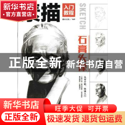 正版 素描入门教程-石膏头像 灌木文化 人民邮电出版社 978711545