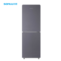 双鹿202升双门冰箱 风冷无霜 节能低噪 净味养鲜 冷藏冷冻控温保鲜 小型家用两门电冰箱 BCD-202WGYA