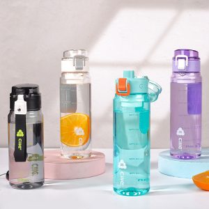 希乐Cille塑料杯tritan材质茶杯男女运动水杯夏季学生便携杯子户外水具户外水壶/水瓶/水杯