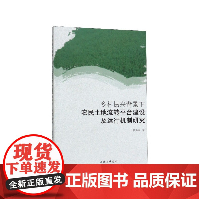 乡村振兴背景下农民土地流转平台建设及运行机制研究