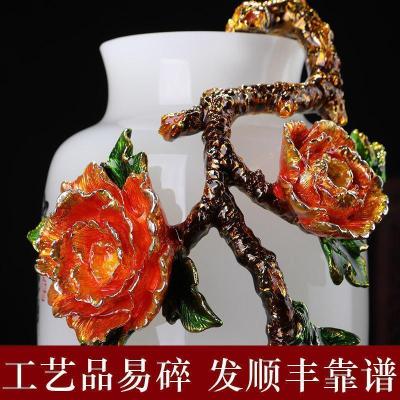 中国 唐三彩 花瓶 47cm A rare sancai-glazed pottery bottle vase, Tang dynasty