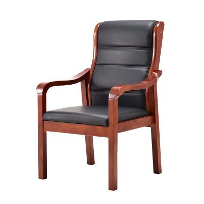 全简经理椅办公实木椅会议椅老板椅子大班椅皮座椅