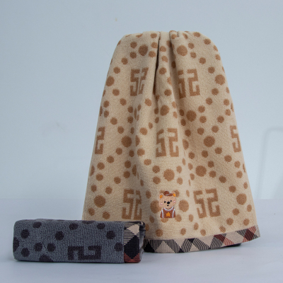 三利英伦萌熊毛巾 C8016