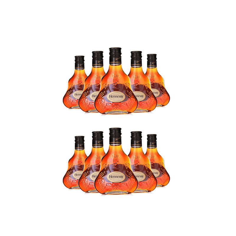 轩尼诗 Hennessy HXO干邑白兰地 50ml 十支[原装正品小酒版]