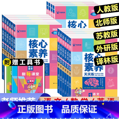 数学(人教版)单本 三年级上 [正版]2024版核心素养天天练一年级二年级三年级四五六年级上册下册语文数学英语人教版北师