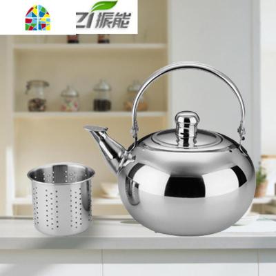 不锈钢烧水壶小妇人提壶泡茶壶温酒壶带滤网电磁炉煤气炉 FENGHOU 2L配筛