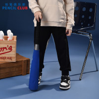 [1件3折]铅笔俱乐部童装2025年秋装新款男童长裤儿童针织运动裤中大童百搭裤子