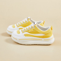 秋季帆布鞋新款韩版ins女学生厚底增高运动休闲板鞋街拍