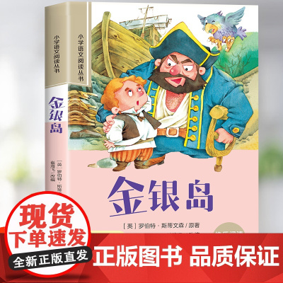 金银岛正版注音版 小学生阅读课外书籍 一年级二三年级必读的课外书世界经典文学名著 带拼音的儿童读物6岁以上睡前故事书