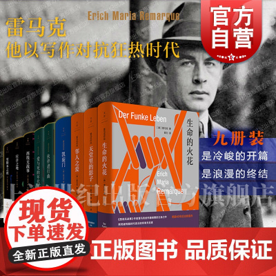 雷马克 西线无战事 里斯本之夜 应许之地 伙伴进行曲爱与死的年代凯旋门世纪文景外国文学小说书生命的火花天堂里的影子