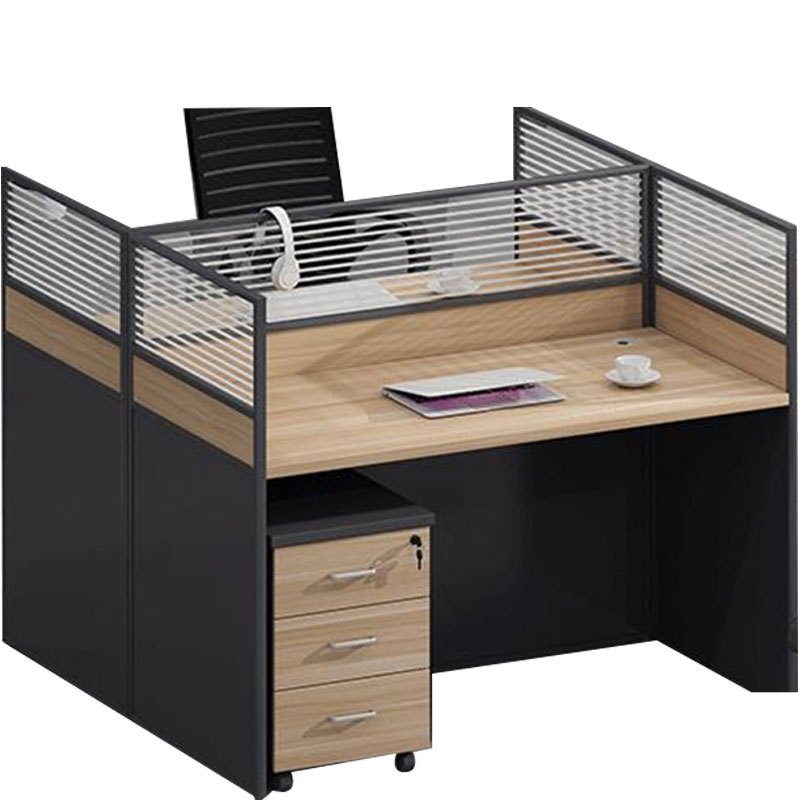 榭邦 办公家具 职员办公桌组合工作位屏风隔断卡 座 工型2人位 w1200*
