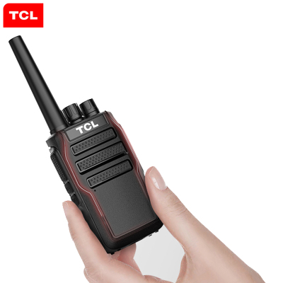 双台价-TCL对讲机HT8超长待机20天大功率远距离对讲机专业民用酒店办公工地户外无线手持对讲手台黑色