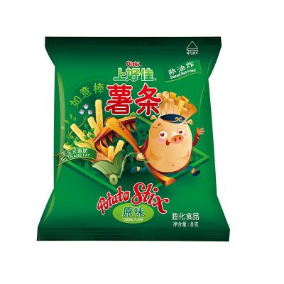 上好佳薯条零休闲聚会小吃膨化食品休闲食品8g*25包原味