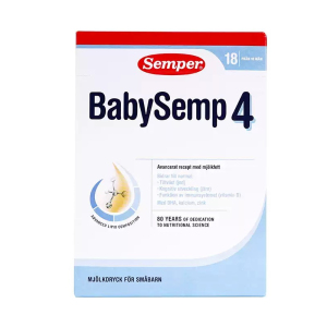 原装进口森宝Semper 经典版 婴幼儿配方奶粉4段(18月以上) 800g/盒