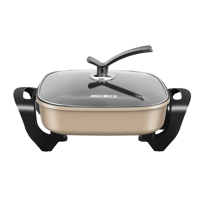 爱仕达(asd)家用多功能电煮锅电热锅不易粘一体电火锅ah-f15j801