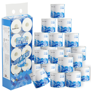 齐心 QX-JZ0001 卷纸4层140克(有芯) 100卷/箱 1箱装