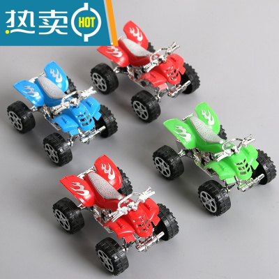 回力沙滩摩托车益智儿童惯性汽车模型玩具幼儿园小礼物回力小车真智力40个沙滩摩托回力玩具