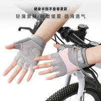 夏季半指骑行手套男女士运动健身骑摩托车公路车户外钓鱼减震手套