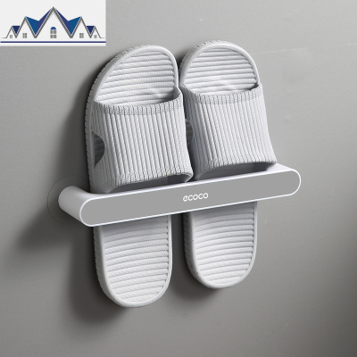 浴室拖鞋架壁挂挂式厕所鞋子收纳墙壁免打孔卫生间毛巾置物架 三维工匠