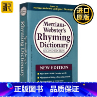 [正版]麦林韦氏韵律字典 英文原版 Merriam Webster's Rhyming Dictionary 韵律与押