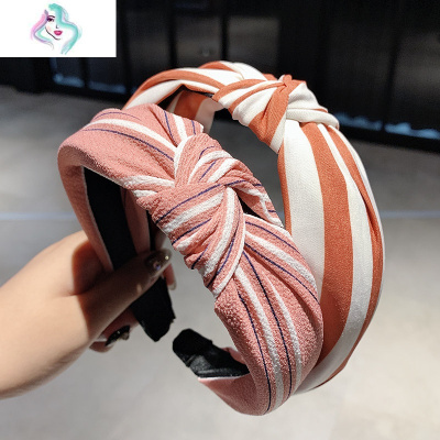 韩国简约蝴蝶结发箍女洗脸网红压发防滑宽边头箍外出百搭发捆发卡你那么美13#黄色+橙色发夹