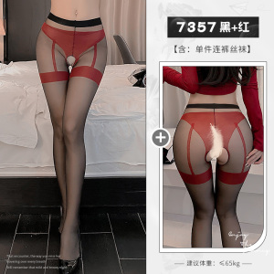 霏慕性感情趣内衣油亮开裆丝袜连裤袜薄透视情侣情绪内衣一线档连体衣透明免脱手撕袜高腰床上衣服午夜魅力女式情趣睡衣