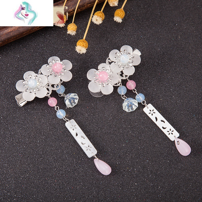 儿童超仙头饰女童古风发饰古装流苏步摇发夹宝宝古装汉服发卡全套你那么美A76霜降一对