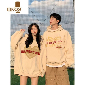 YANXU特别的网红情侣装卫衣款2023新款早小众感潮外套装