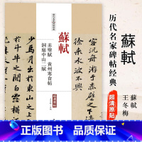 [正版]0减40苏轼赤壁赋黄州寒食帖洞庭中山二赋历代名家碑帖经典超清原帖繁体旁注行书毛笔临摹字帖中国书店出版社