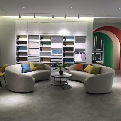 森美人圆形沙发组合弧形半圆形个性创意酒店大堂大厅休息区办公现代简约