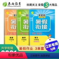 [正版]2021新版实验班提优训练暑假衔接版语文数学英语三升四年级苏教版 小学三年级暑假作业语文数学三升四年