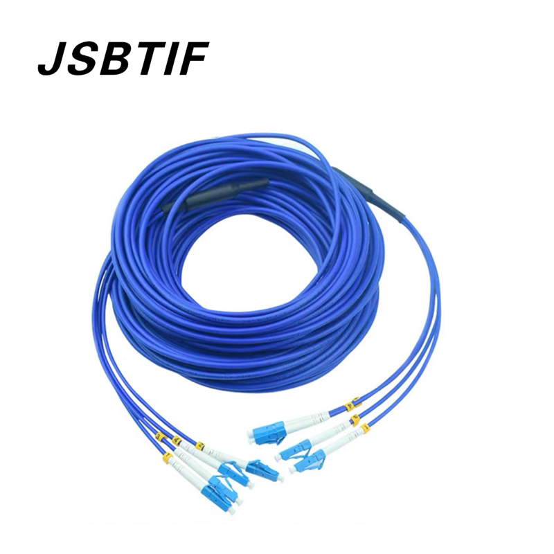 JSBTIF铠装光纤跳线4芯LC-LC-55m/条