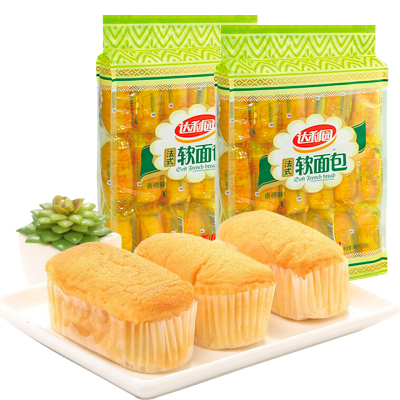 达利园 法式软面包香橙味720g(360gx2袋) 小面包营养早餐点心糕点休闲零食