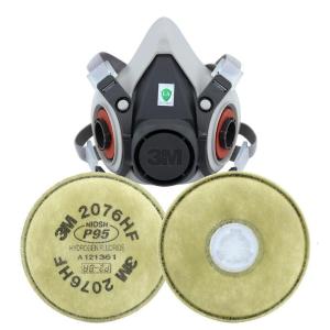 3M 6200防尘面具6100防颗粒物2091 2096 2097防酸性气味有机气体口罩