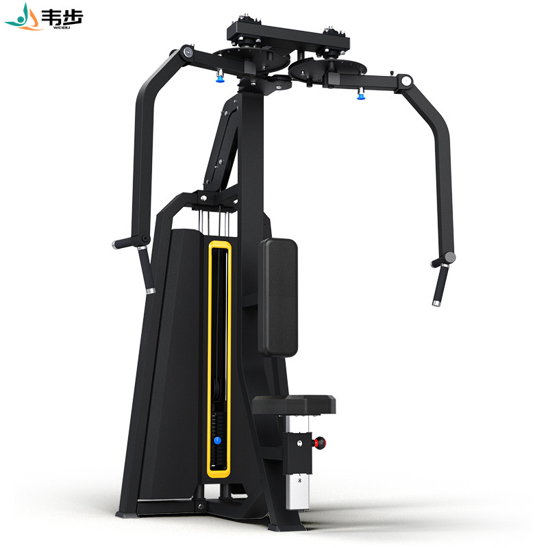 韦步EM1002商用坐式高位蝴蝶机直臂夹胸夹背反飞鸟力量器械