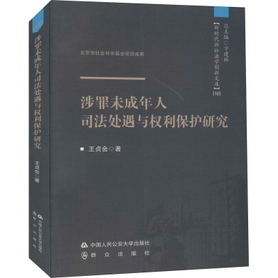 醉染图书涉罪未成年人司法处遇与权利保护研究9787565337475