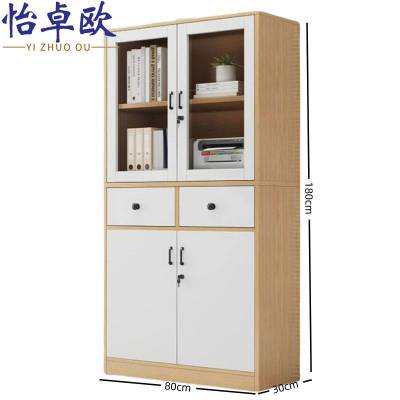 怡卓欧木质储物柜四门两抽台