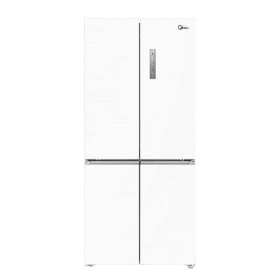 美的(Midea)60厘米超薄483升十字对开门四开门嵌入式大容量一级双变频家用囤货电冰箱BCD-483WSPZM(E)