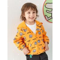 [2件2折价:62]moomoo童装男女童外套春秋新款洋气小童宝宝趣味卡通满印印花外套