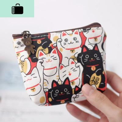 钱包学生韩版可爱卡通网红帆布拉链超薄儿童钱包女小学生可爱卡通NEWLAKE女手包