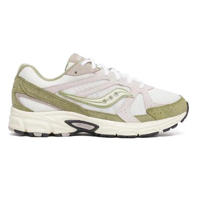 SAUCONY复古跑感轻便舒适休闲运动复古帆布拼接女子慢跑鞋