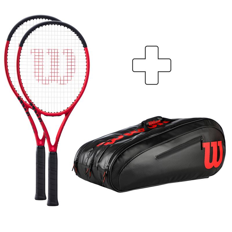Wilson Clash 100 Pro V2.0 Plus专业比赛用拍高弹性碳纤维网球拍
