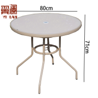 翼澜 户外桌 圆桌 张