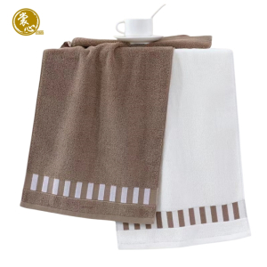 裳心毛巾-白咖双拼 105克