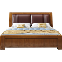 臻远 ZY-SMC-157 实木床 1.8*2.0米简约床 单位:1张
