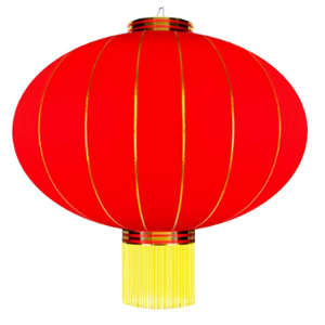 锦瑞星装饰大红灯笼绒布120#直径70cm/个