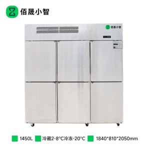 佰晟小智 立式风冷冷柜 SFA-D0009DF 立式六门双温风冷冷柜