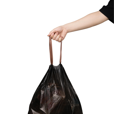 茶花 一大卷抽绳垃圾袋L80 50cm*55cm*80只/卷