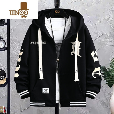 YANXU青少年外套男孩13男装夹克15岁初中高中学生帅气大童棒球服